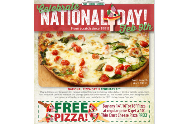 Pizza Mia email: National Pizza day